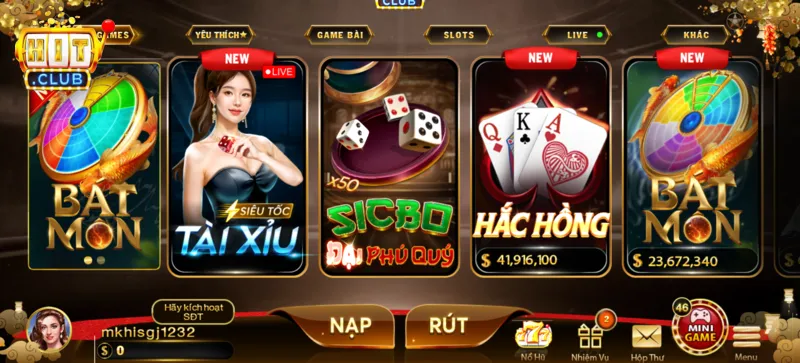 Trở thành thành viên của Hitclub để tận hưởng sản phẩm hấp dẫn