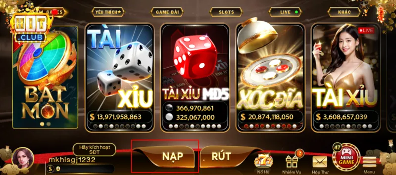 Tránh sự cố ngoài ý muốn khi nạp tiền HitClub