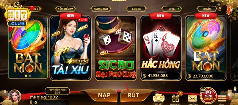 Rút tiền Hitclub là chủ đề người chơi đặc biệt quan tâm