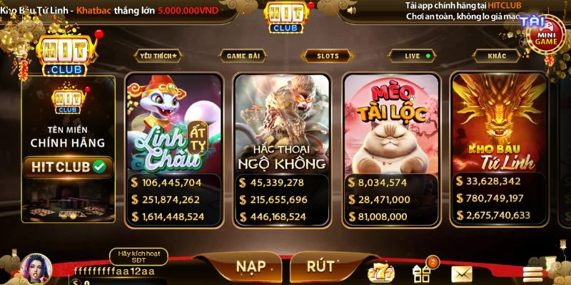 Top slot trực tuyến