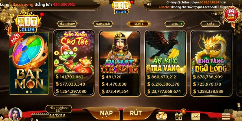 Top slot trực tuyến